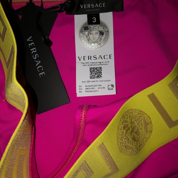 Versace Greca Border Bikini Briefs - Picture 4 of 9